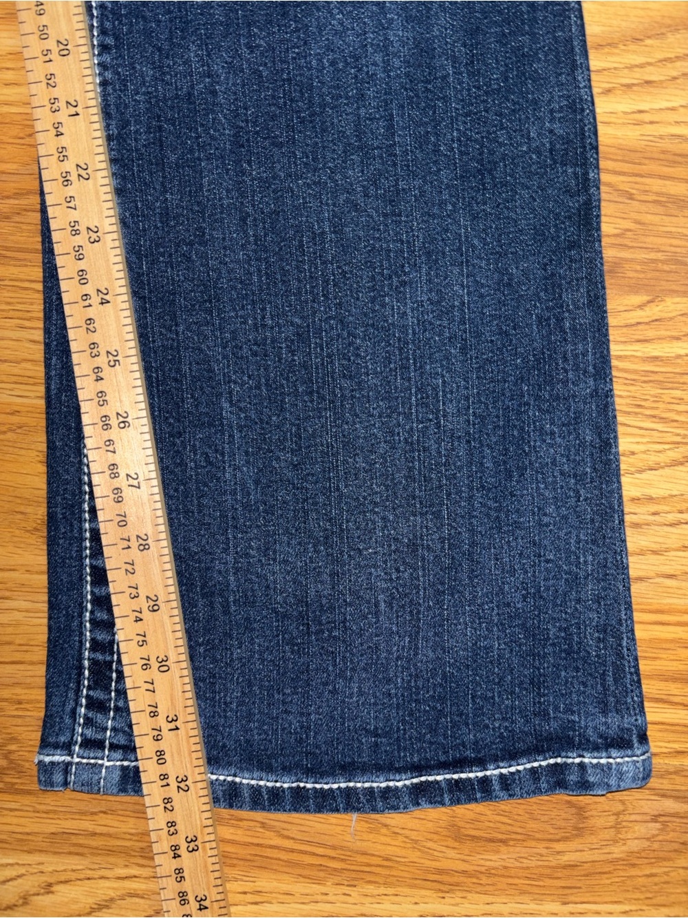 Maurices Premium Denim Bootcut Jeans Juniors Size 15/16 Embroidered Stitching - Picture 16 of 16